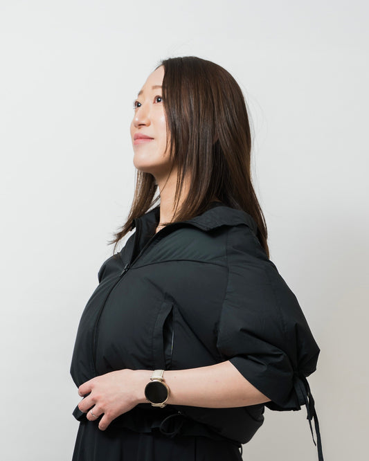 妊婦さんがfanqloを着ている画像